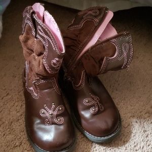 Toddler Girls Circo cowgirl boots sz 8